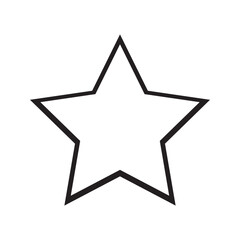 Fototapeta premium Star icon vector