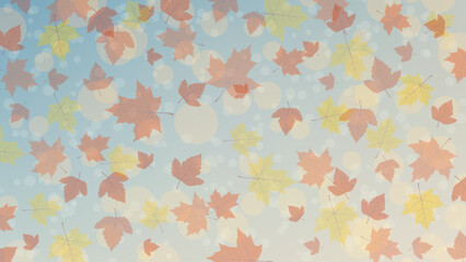 Autumn theme elegant vector background. Design for presentation, website, landing page, wallpaper, flyer, booklet, banner