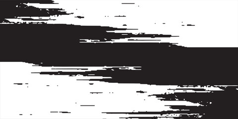 Abstrak Desain Grunge Garis Tergores warna hitam dengan latar belakang putih