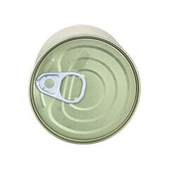 tin can isolated from background