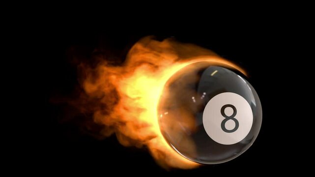 Burning 8 ball
