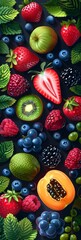 Fototapeta premium Abstract Fruit Arrangement
