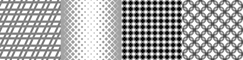 Black and white pattern collection