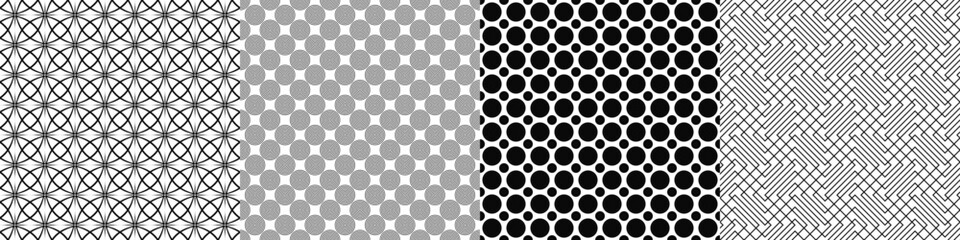 Black and white pattern collection