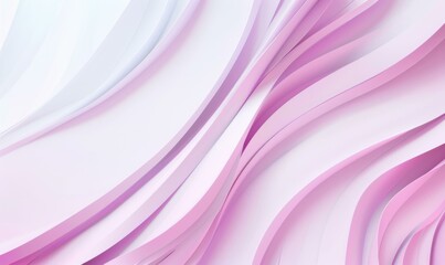 A close up of a pink and white wavy background. AI.