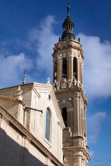 The splendid baroque church the Basilica of Our Lady of the Pillar, is an impressive Catholic church located in Zaragoza, Spain, considered one of the most important Marian sanctuaries in the world