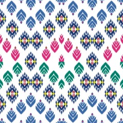 handmade seamless wallpaper. Ethnic Ikat abstract background art. llustration for greeting cards, printing and other design project.