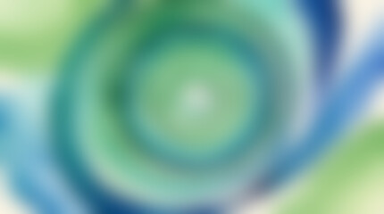 blurred blue and green spiral continuously moving back and forth in a dynamic pop art style, creating a mesmerizing visual effect that captivates and engages the viewer's imagination