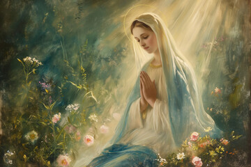 Archangel Gabriel comes for Annunciation