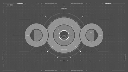Sci-fi, FUI, UI, futuristic UI, GUI, HUD. Ready to animate.