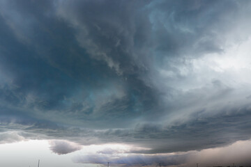 Tornado Warned Supercells With Funnel Clouds In Martensville, Saskatchewan