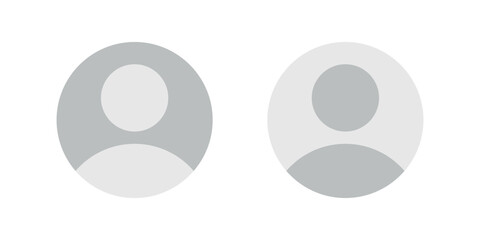 Profile icon set. User Symbol. Avatar sign. for mobile concept and web design. vector illustration on white background
