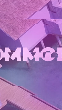 Fast Glitched Text Over Media Slideshow 69