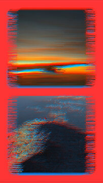 Frame Glitch Media Vertical Slideshow 64