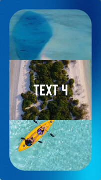 Glitch Media and Text Vertical Slideshow 60