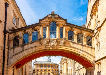 Crédence de cuisine Pont des Soupirs Bridge of Sighs (Hertford bridge) in centre of Oxford, UK  © Mistervlad