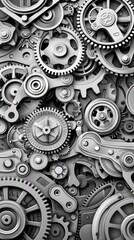 bunch of gears and wheels in a pile
