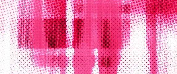 red and pink abstract background with halftone texture