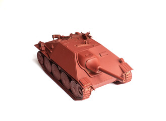 Scale model of old vehicle