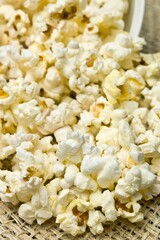 Close-Up of Buttered Popcorn - 4K Ultra HD Image