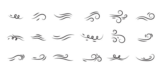 doodle wind illustration vector handrawn style, line art.