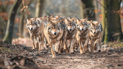A pack of wolves