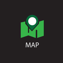 Maps pin. Location map icon. 