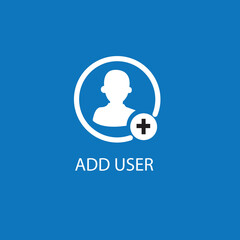 Add to friends vector icon 