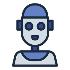 Obraz premium Robot Avatar Icons