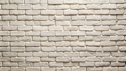 Obraz premium High-quality white brick wall texture background suitable for architectural and design projects