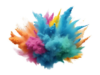 Fototapeta premium Abstract Color spreading transparent background