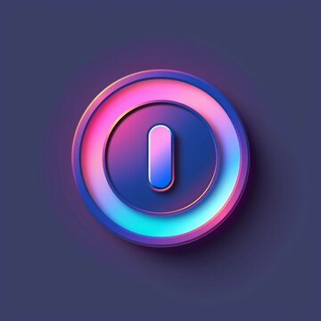 On off power button icon. Switch on switch off icon, vector illustration