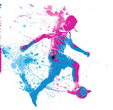 soccer player in action