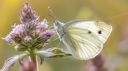 Elegant butterfly sipping nectar a flower capturing the essence of nature and wildlife 
