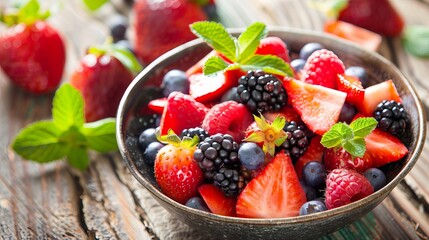 Healthy snacks like fresh fruits are a great way to start a healthy diet.
