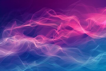 Obraz premium Abstract waves in blue and purple tones