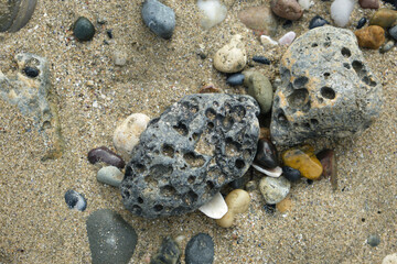 stone on the sand