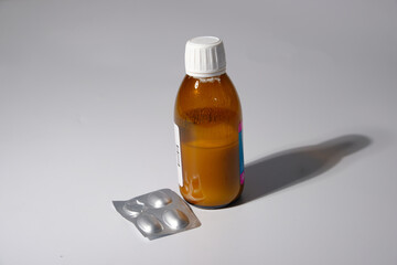 bottle with pills