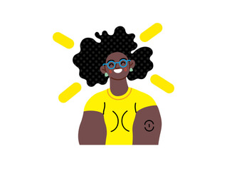 Creative Workspace: Video Conference, modern flat vector concept illustration of person engaging in virtual business meeting Connectivity, collaboration, digital interaction, remote work, productivity