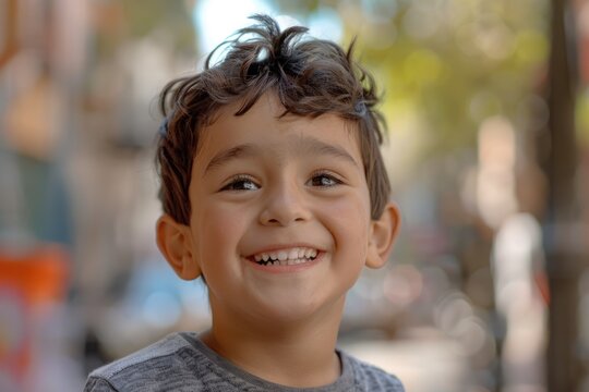 Happy latin kid