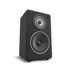 Fototapeta premium speaker isolated on white background