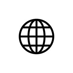 Web icon logo design. go to web sign and symbol. web click icon. Global search icon