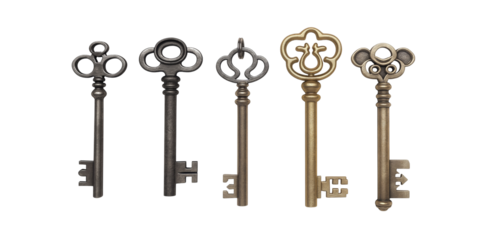 set of old keys