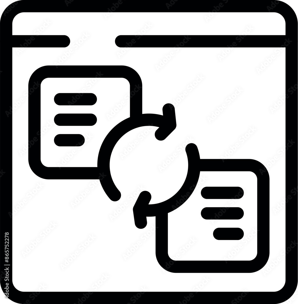 Poster website content management system is exchanging data between two databases