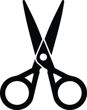 recommend clip art: Scissors icon silhouette vector illustration