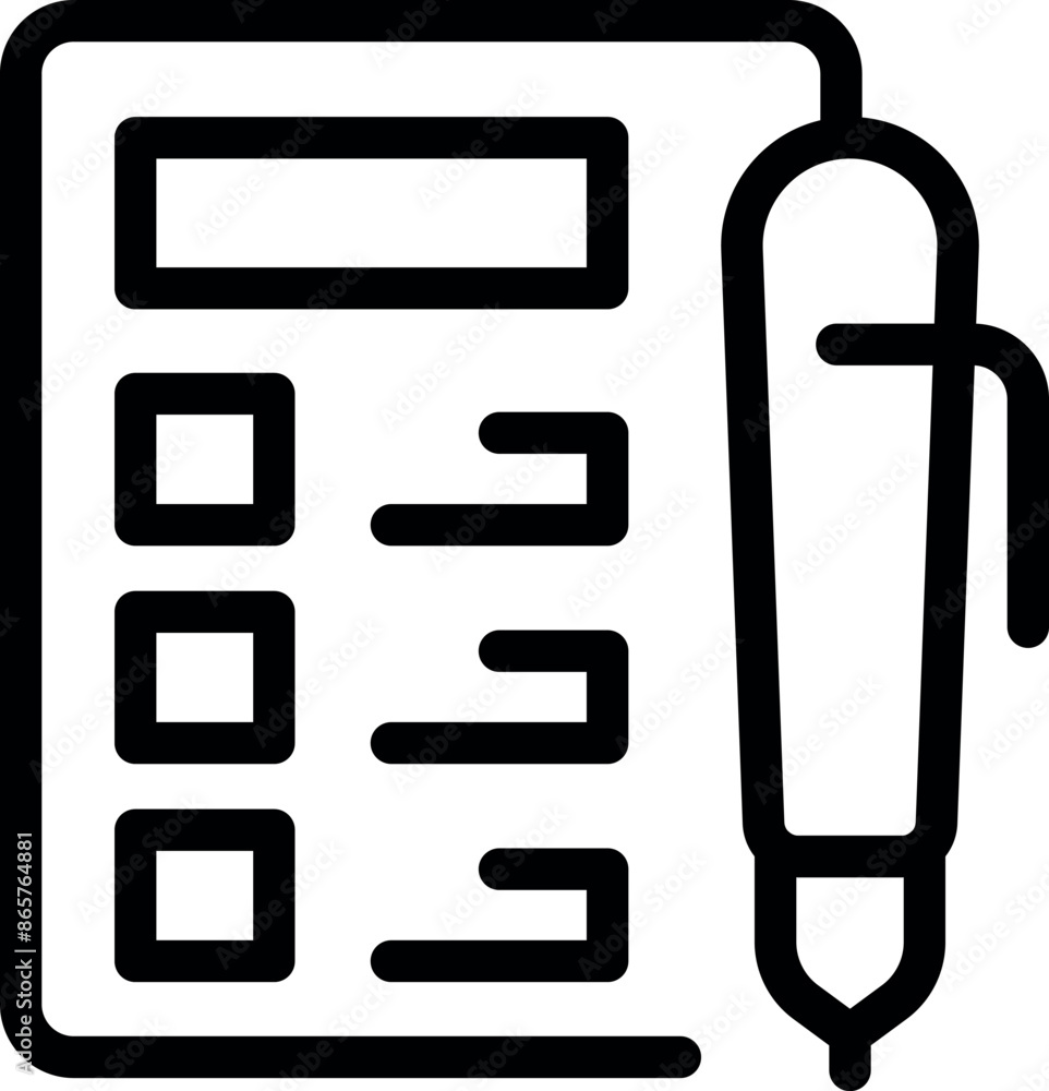Aufkleber accountant is working on a financial audit, using a calculator and pen to check the numbers