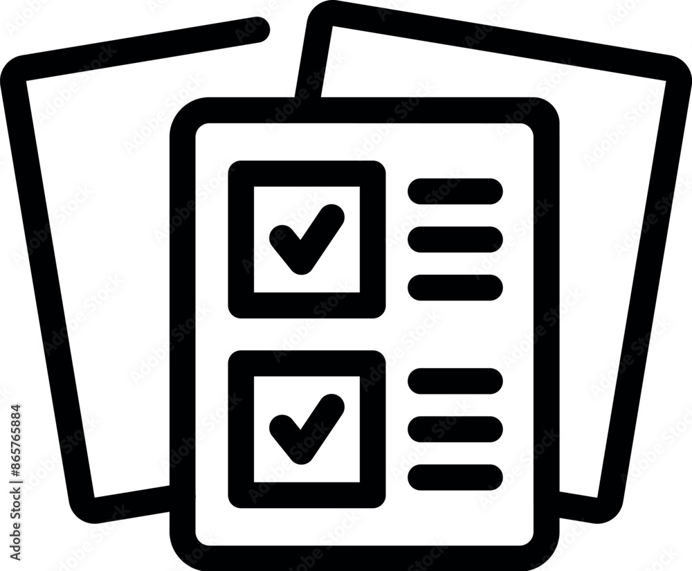 Poster this icon represents completing tasks, achieving goals, and efficiently managing a project