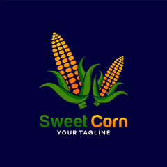 creative corn logo symbol vector illustration design