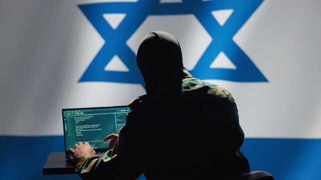 Israel intelligence agency operator uses program deploying bots on social networks, smearing political opponents. Israeli Mossad agent engages in cognitive warfare using troll accounts, camera A