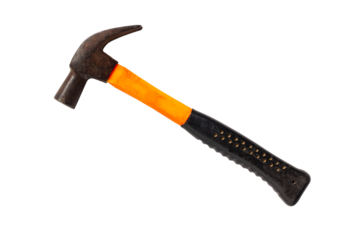 nail hammer  isolated on transparent background